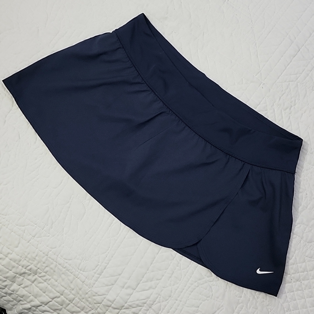 NIKE Womens Navy Blue Swim Boardskirt Size XL